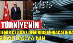 Türkiye'nin demir çelik ve demirdışı ihracatında zirve İtalya'nın
