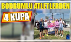 Bodrumlu atletlerden 4 kupa