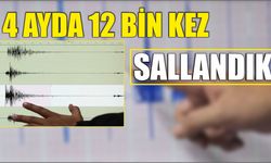 4 ayda 12 bin kez sallandık