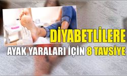 Diyabetlilere ayak yaraları için 8 tavsiye