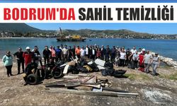 Bodrum’da sahil temizliği
