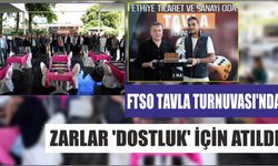 FTSO Tavla Turnuvası’nda zarlar ‘dostluk’ için atıldı