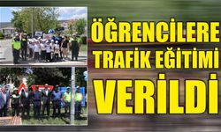 Öğrencilere Trafik Eğitimi Verildi