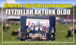 Fethiye’de Yağlı Güreşlerin Kazananı Feyzullah Aktürk Oldu