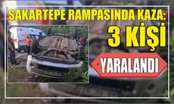 Sakartepe Rampasında Kaza: 3 Kişi Yaralandı