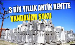 3 Bin Yıllık Antik Kentte Vandalizm Şoku