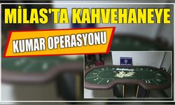 Milas’ta Kahvehaneye Kumar Operasyonu
