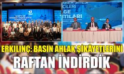 Erkılınç: Basın Ahlak şikâyetlerini raftan indirdik
