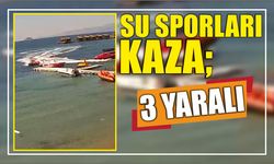 Su sporları kaza; 3 yaralı