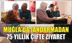 Muğla'da jandarmadan 75 yıllık çifte ziyaret