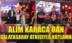Alim Karaca'dan Galatasaray atkısıyla kutlama
