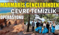 MARMARİS GENÇLERİNDEN ÇEVRE TEMİZLİK OPERASYONU