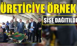 Üreticiye örnek şişe dağıtıldı