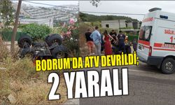 Bodrum’da ATV Devrildi; 2 yaralı