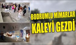 Bodrumlu Mimarlar Kaleyi Gezdi