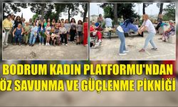Bodrum Kadın Platformu’ndan öz savunma ve güçlenme pikniği