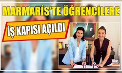 Marmaris’te öğrencilere iş kapısı açıldı