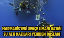 Marmaris'teki Serçe Limanı Batığı su altı kazıları yeniden başladı