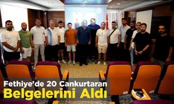 Fethiye'de 20 Kişi Cankurtaran Belgesi Aldı