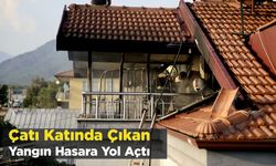 Çatı Katında Çıkan Yangın Hasara Yol Açtı