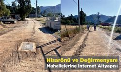 Hisarönü ve Değirmenyanı mahallelerine internet altyapısı