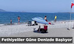 Fethiyeliler Güne Denizde Başlıyor