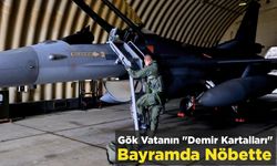 Gök Vatanın "Demir Kartalları" Bayramda Nöbette