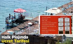 Halk Plajında Ücret Tarifesi