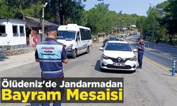 Ölüdeniz’de Jandarmadan Bayram Mesaisi