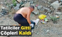 Tatilciler Gitti Çöpleri Kaldı