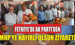 Fethiye’de AK Parti’den MHP’ye Hayırlı Olsun Ziyareti
