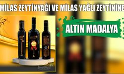 Milas Zeytinyağı ve Milas Yağlı Zeytinine Altın Madalya
