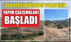 400 kişilik öğrenci yurdu için yapım çalışmaları başladı