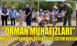 "Orman Muhafızları" projesi kapsamında öğrencilere eğitim verildi