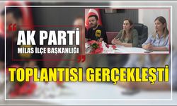 AK Parti Milas İlçe Başkanlığı Toplantısı Gerçekleşti
