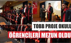 TOBB PROJE OKULU ÖĞRENCİLERİ MEZUN OLDU