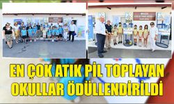 En çok atık pil toplayan okullar ödüllendirildi