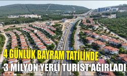 4 günlük bayram tatilinde 3 milyon yerli turist ağırladı