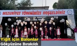 Yiğit için Balonlar gökyüzüne bırakıldı
