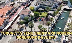 Turunç’ta yenilenen park modern görünüme kavuştu