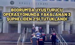 Bodrum'da uyuşturucu operasyonunda yakalanan 3 şüpheliden 2'si tutuklandı