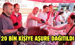 20 bin kişiye aşure dağıtıldı