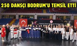 250 Dansçı Bodrum’u temsil etti