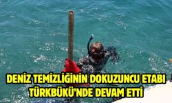 Deniz Temizliğinin dokuzuncu etabı Türkbükü’nde devam etti