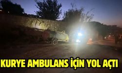 Kurye Ambulans için yol açtı