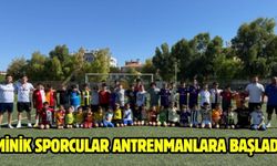 MİNİK SPORCULAR ANTRENMANLARA BAŞLADI