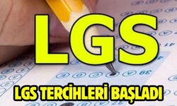 LGS TERCİHLERİ BAŞLADI