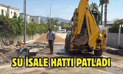 Su İsale Hattı Patladı