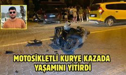 Motosikletli kurye kazada yaşamını yitirdi