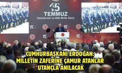 Cumhurbaşkanı Erdoğan: Milletin zaferine çamur atanlar utançla anılacak
